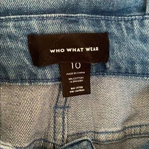 Who what wear high waisted jeans